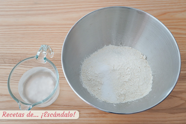 Ingredientes masa de pizza casera