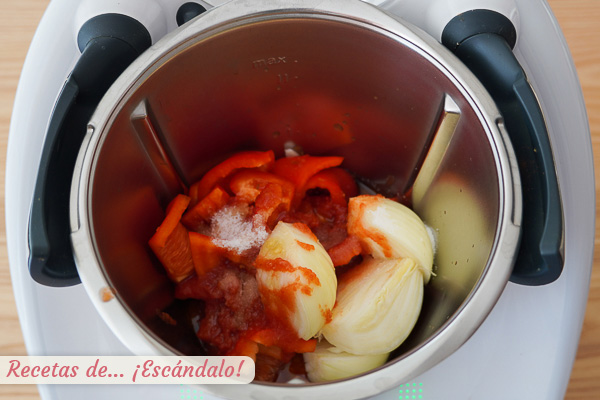 Verduras relleno empanada atun thermomix