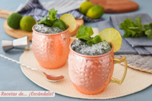 Receta del cocktail Moscow mule, refrescante y delicioso