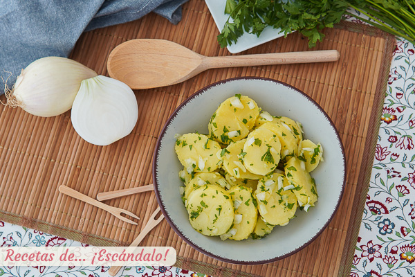 Como hacer papas alinas o patatas alinadas, sencillas y muy ricas