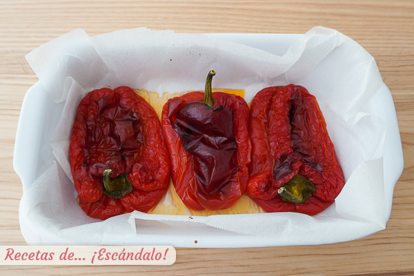 Pimientos asados horno