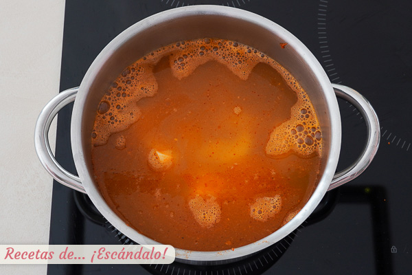 Guiso suquet de pescado