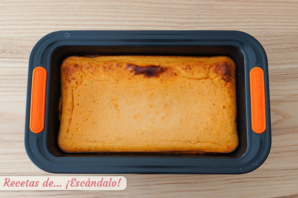 Pastel de pescado casero al horno