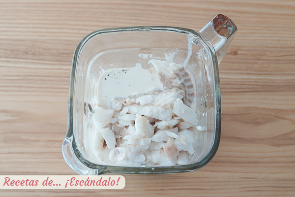Pescados merluza y san pedro pastel de pescado casero