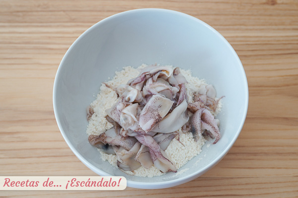 Chipirones rebozados