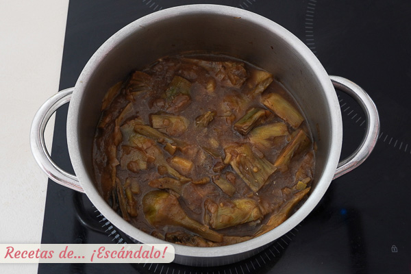 Crema de alcachofas saludable