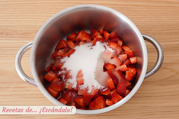 Ingredientes mermelada fresa