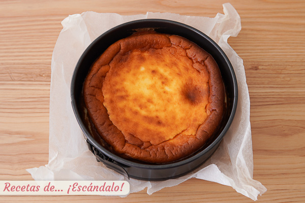 Tarta de queso philadelphia al horno