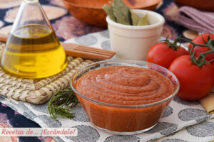 Salsa gaucha argentina. Ingredientes y receta