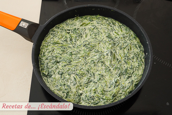 Espinacas con bechamel