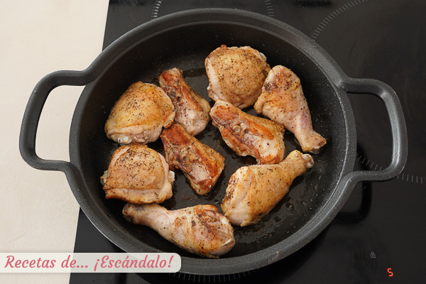 Pollo dorado coca cola